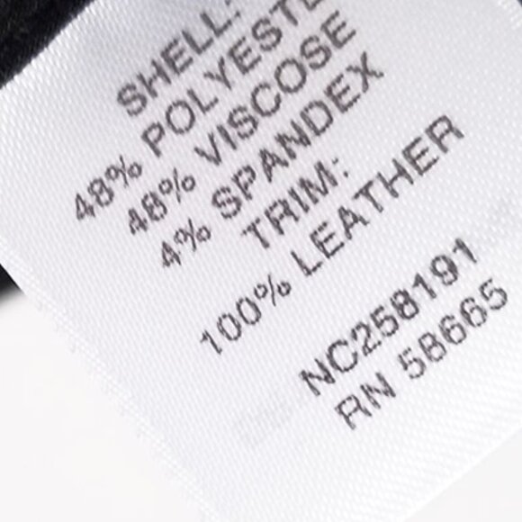 NEW Nordstrom Collection Leather Trim Ponte Knit Blazer Jacket S Black Crop $298 - Picture 14 of 16